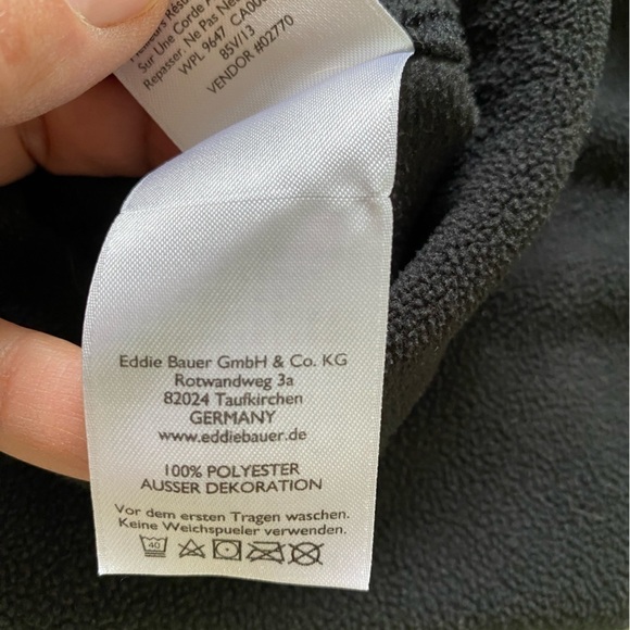 Eddie Bauer Men's Fast Fleece 100 1/4-Zip XL - Picture 6 of 8